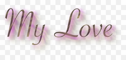 My Love Feelings Couple Valentines Day - Text Png Emoji