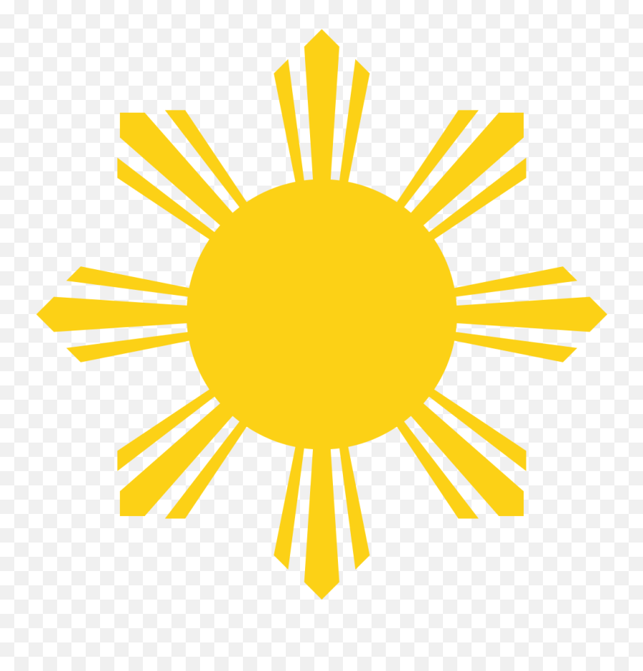 Sun Symbol Of The National Flag Of The Philippines - Philippine Flag Sun Png Emoji,Sun Emoji