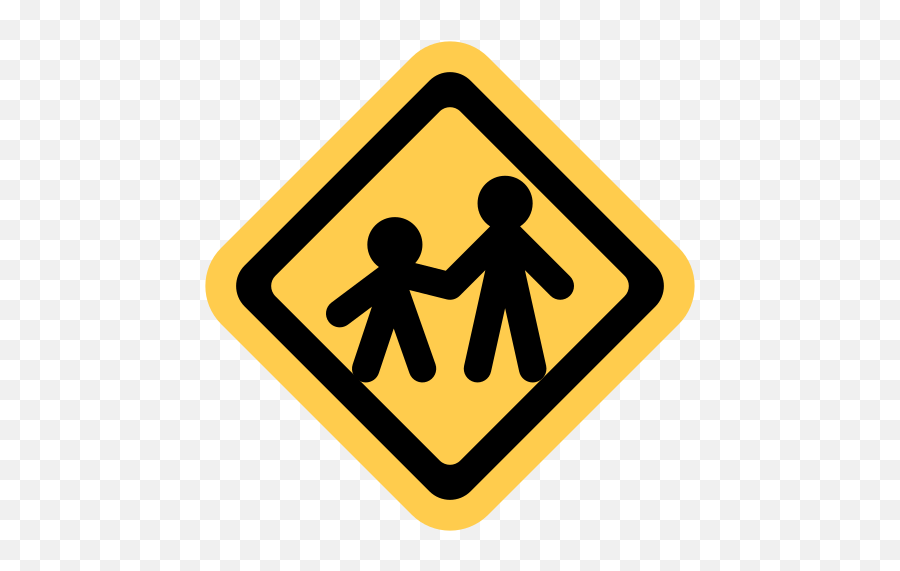 Children Crossing Emoji Meaning With Pictures - Helpful Emoji,Warning Emoji