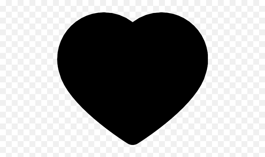 Heart Black Shape Symbol Vector Svg Icon - Png Repo Free Png Heart Icon Svg Emoji,Heart Outline Emoticon