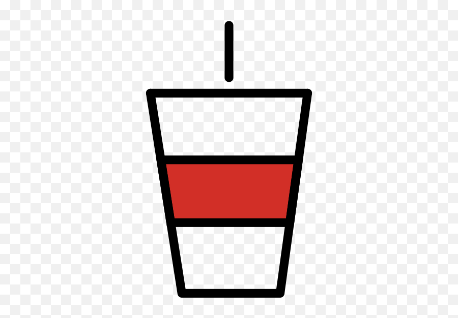 Cup With Straw - Clip Art Emoji,Straw Emoji