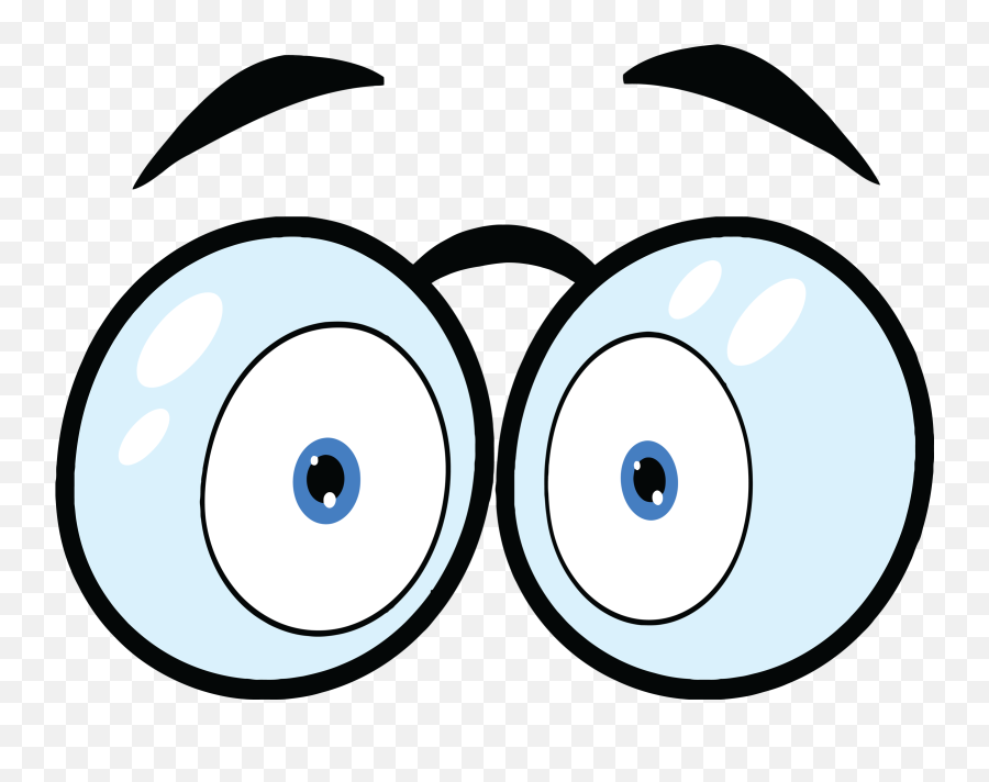 Free Scared Eyes Png Download Free Clip Art Free Clip Art - Eyes With Glasses Clip Art Emoji,Eyeballs Emoji