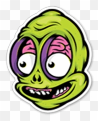 Zombie - Alien Graffiti Characters Emoji,Zombie Emoticon