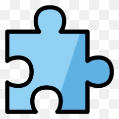 Jigsaw Puzzle Piece - Clip Art Emoji