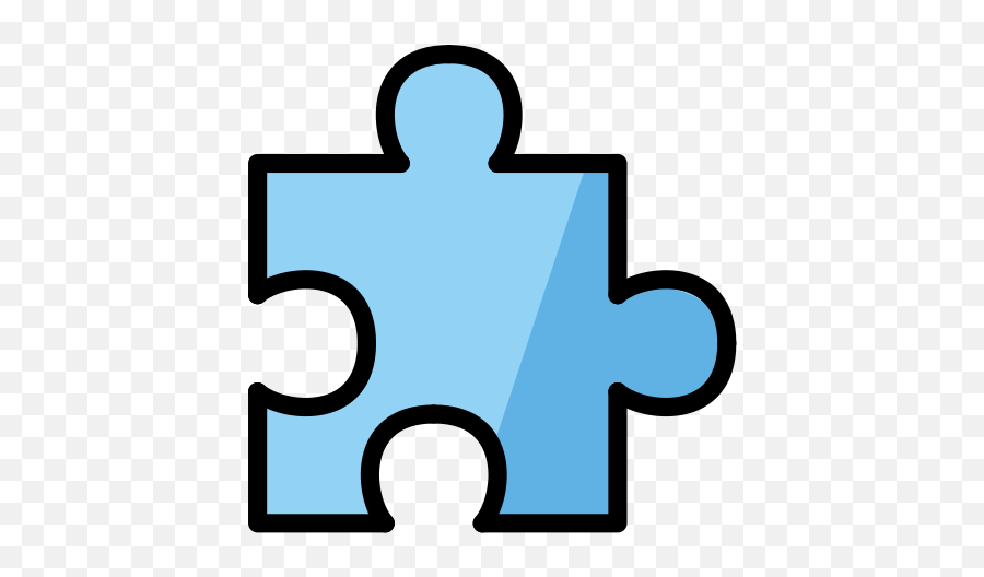 Jigsaw Puzzle Piece - Clip Art Emoji,Piece Emoji