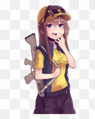 Anarcho Capitalist Anime Girl Emoji,Ancap Emoji