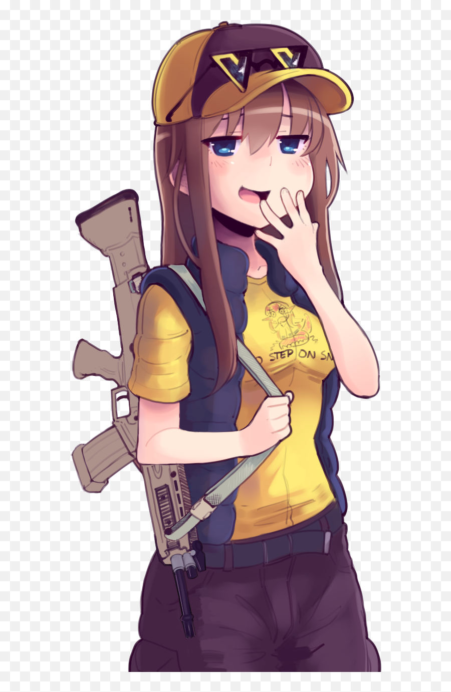 Anarcho Capitalist Anime Girl Emoji,Ancap Emoji