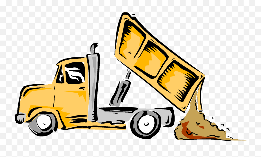 Garbage Truck Dumping Dump Clipart - Dump Truck Dumping Clipart Emoji,Garbage Truck Emoji