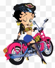 Betty Boop Betty Boop Pictures - Betty Boop Biker Png Emoji,Motorcycle Emoticons