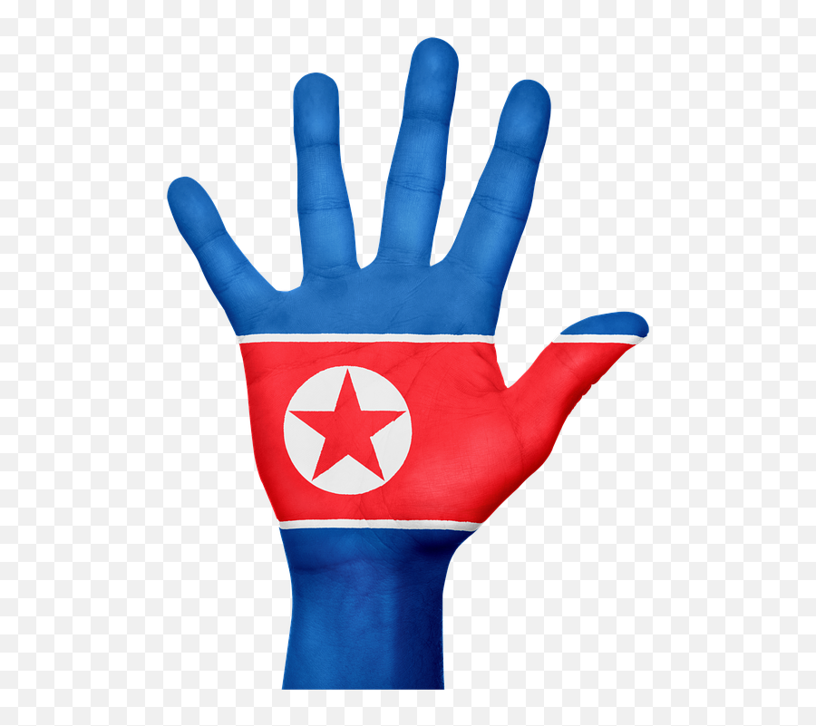 North Korea Flag Hand - North Korea Flag Emoji,North Korea Flag Emoji