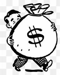 Stock Money Bags Png - Guy With Emoji