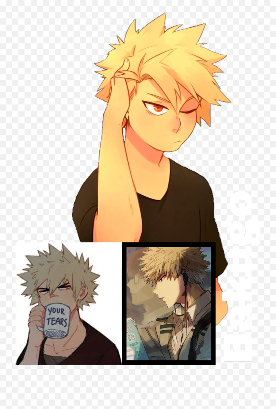 Bakugou Anime Myheroacademia Bnha - Cartoon Emoji,Bakugou Emoji