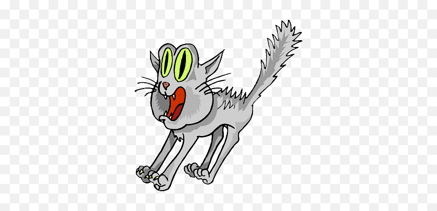 Free Scared Cat Picture Download Free - Scared Cat Cartoon Png Emoji,Scared Cat Emoji