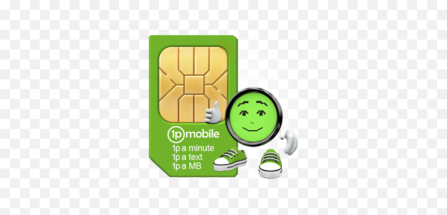 1pmobile Payg Sim Card - Sim Card Emoji,Emoticon With Halo