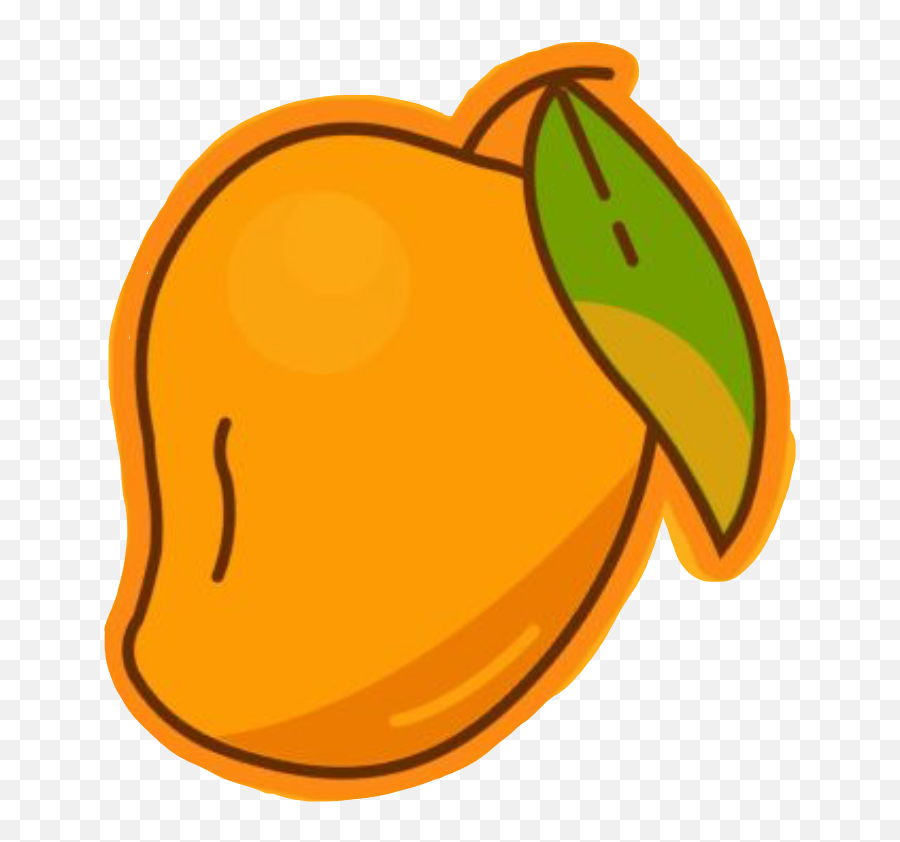 Mango Mangoes Fruit Fruits Orange Green - Ok Buddy Retard Logo Emoji,Mango Fruit Emoji