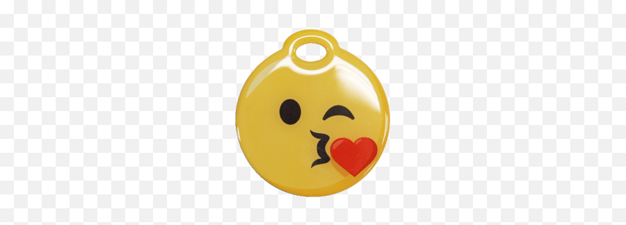 Emoji Luggage Tags - Smiley,Metal Emoticon