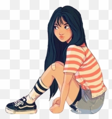 Tumblr Drawings Vans - Cute Tumblr Drawings Girl Emoji,Emoji Vans
