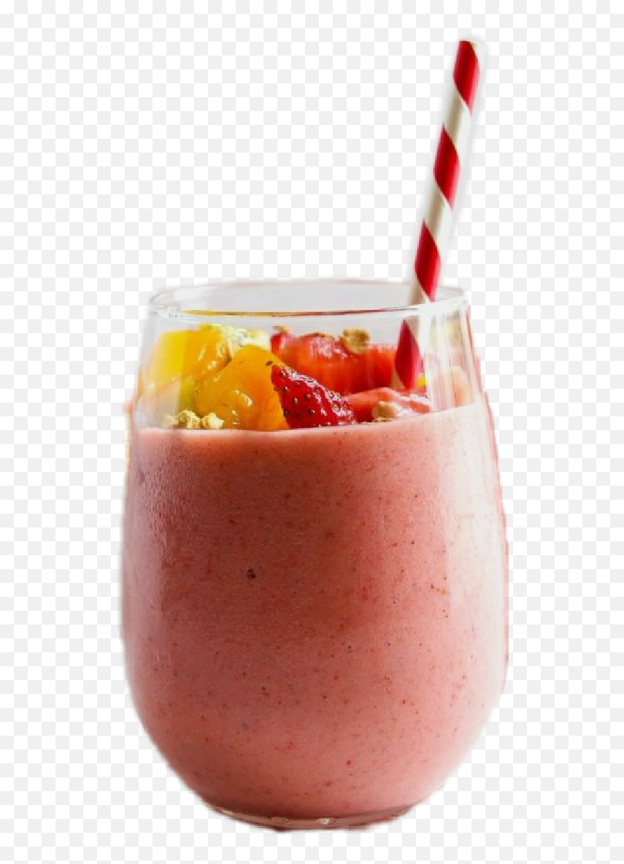 Smoothie Fruit Healthy Aesthetic Trendy - Milkshake Emoji,Smoothie Emoji