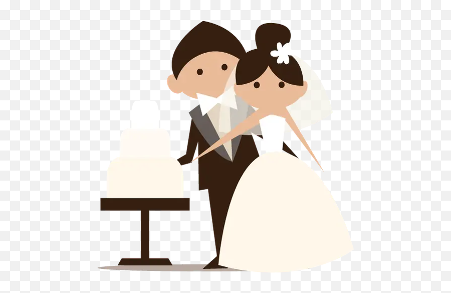 Couple Whatsapp Stickers - Bride Groom Marriage Emoji,Marriage Emojis