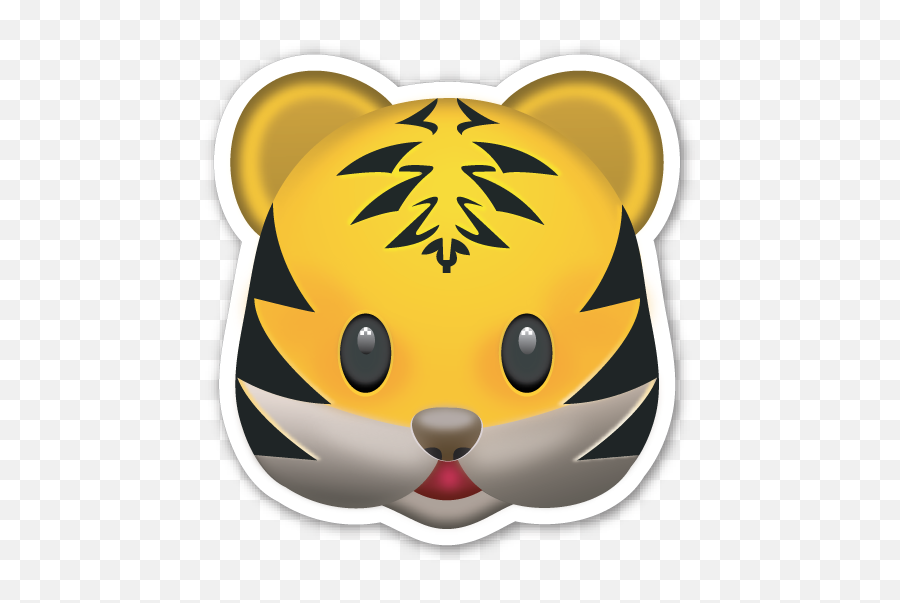 Tiger Face - Tiger Emoji Png,Tiger Emoji