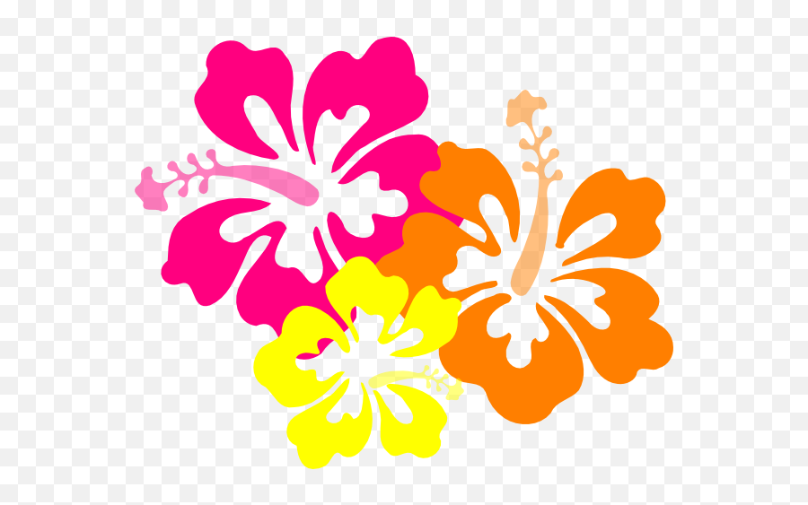 Hawaiian Clipart 6 Hawaii Flower Clipart Hibiscus - Clipartix Hibiscus Clip Art Emoji,Hibiscus Emoji