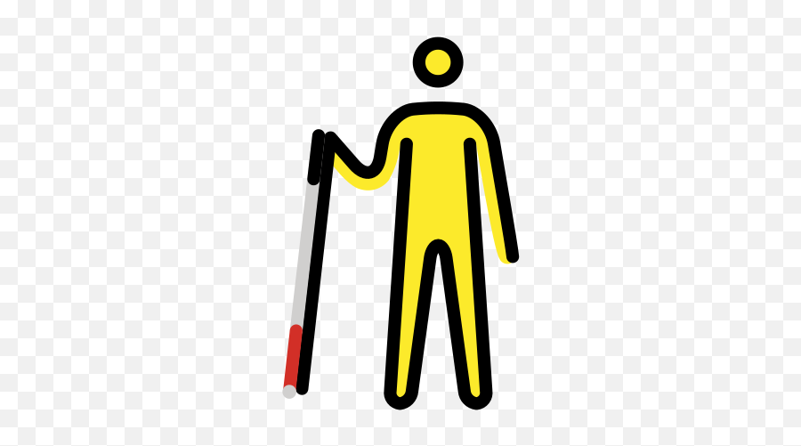 U200d Man With White Cane Emoji - Emoji Giocoleria,Stick Emoji