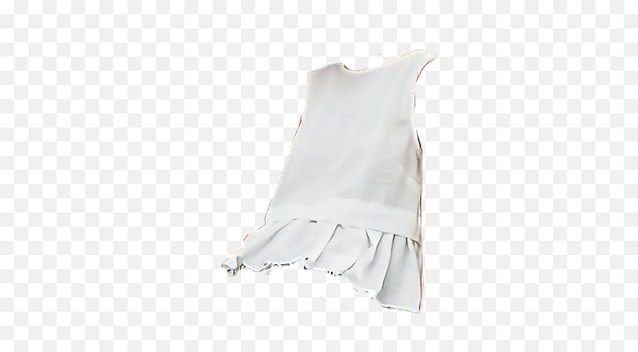 Shirt White Nosleeves Girl Clothes Sticker By U0027 - Sleeveless Emoji,Emoji Girl Clothes