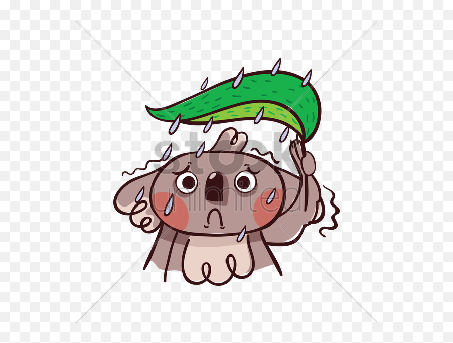 Gloomy Clipart Clip Art - Gloomy Cartoon Emoji,Koala Bear Emoji