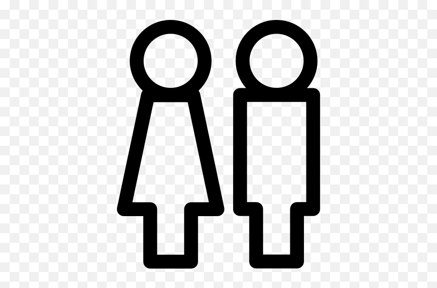 Free Icon Girl And Boy - Icono De Niña Y Niño Emoji,Emoji Bathroom Signs
