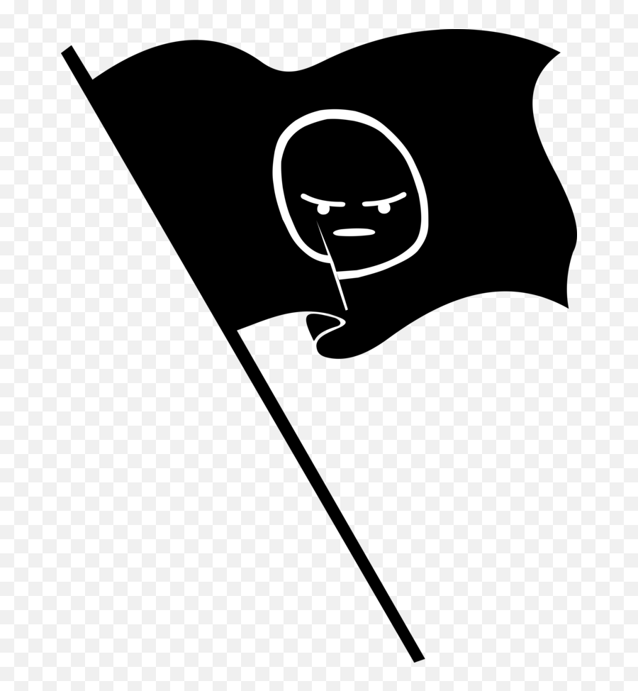 Radical Emoji Flags High Res - Black Flag,Emoji Flags
