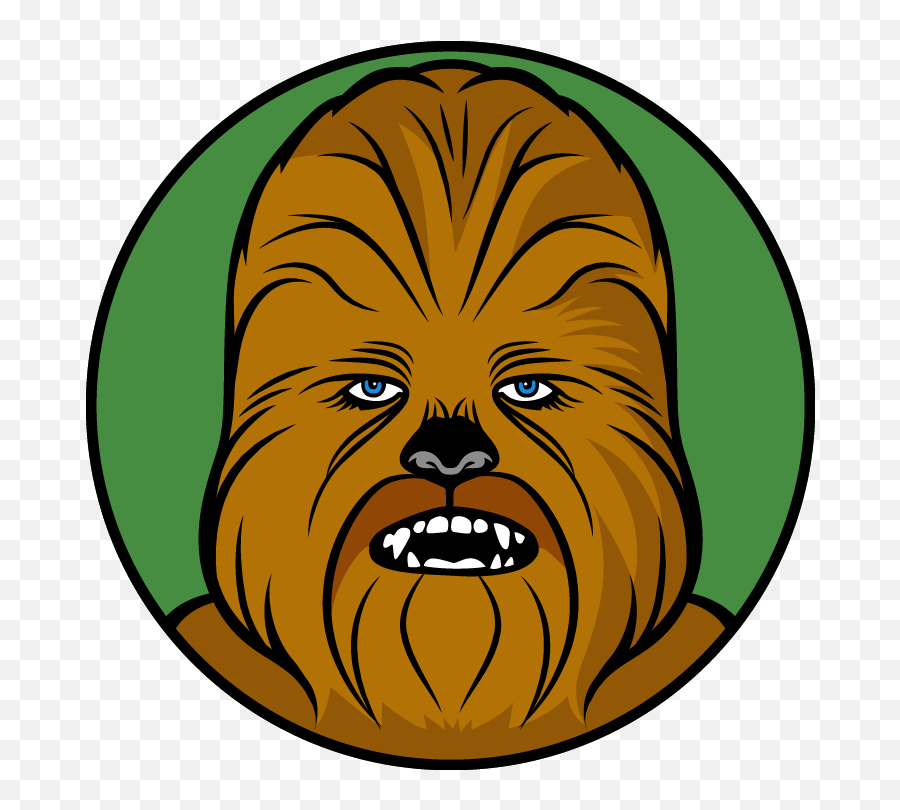 Star Wars Character All - Star Wars Chewbacca Vector Emoji,Chewbacca Emoji