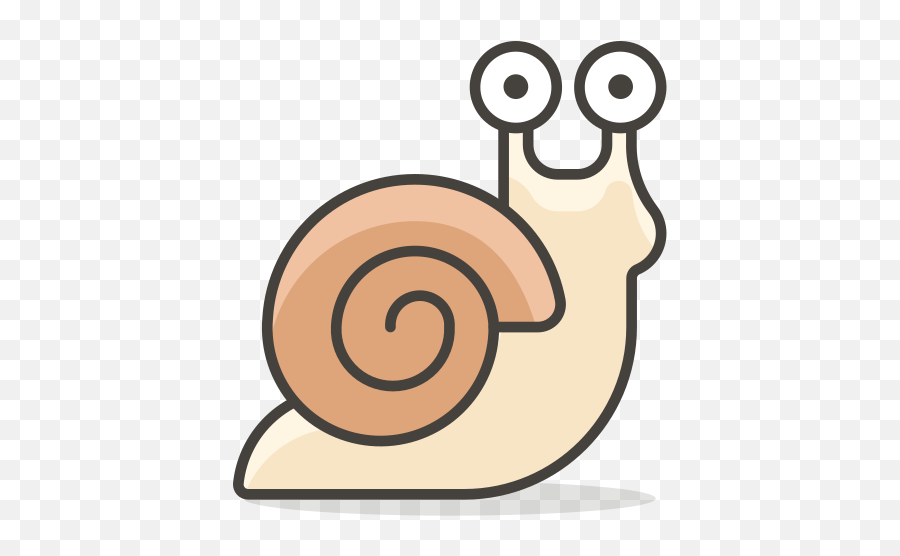 Snail Free Icon Of 780 Free Vector Emoji - Cartoon Snail Png,Snail Emoji