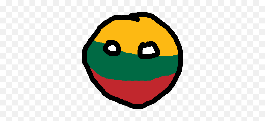 Lithuaniaball - Lithuaniaball Png Emoji,Emoticon Face Meanings