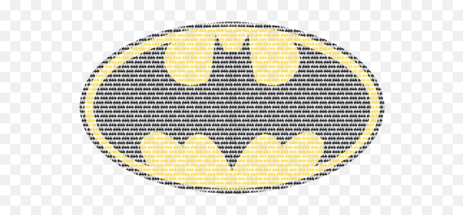 Batman - Batman Logo Cross Stitch Pattern Emoji,Batman Emoticon