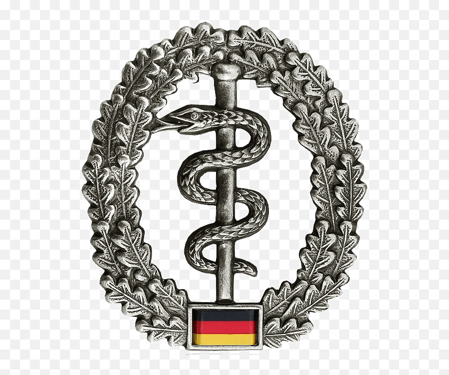 Bw Barettabzeichen Sanitätsdienst - Sanitäter Bundeswehr Emoji,Ball And Chain Emoji