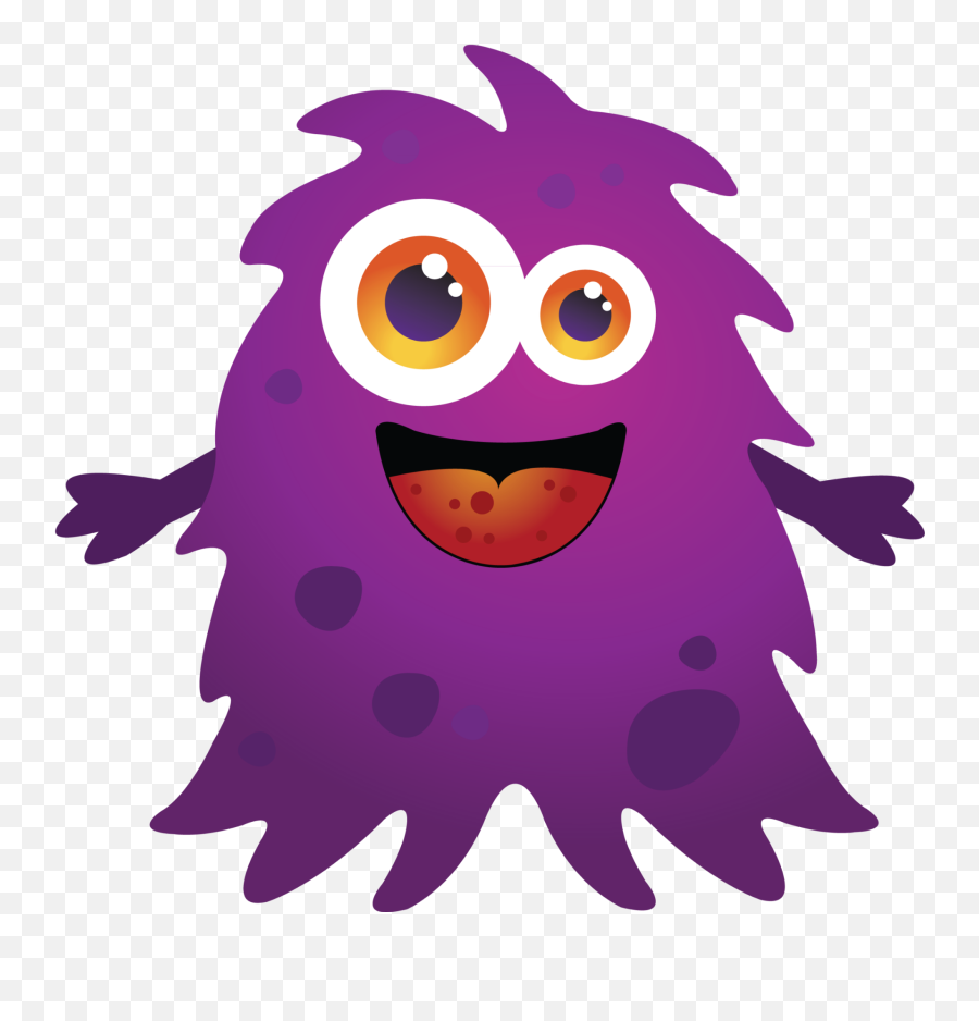 Mq Purple Monster Alien Cartoon - Halloween Monster Clipart Emoji,Alien Monster Emoji