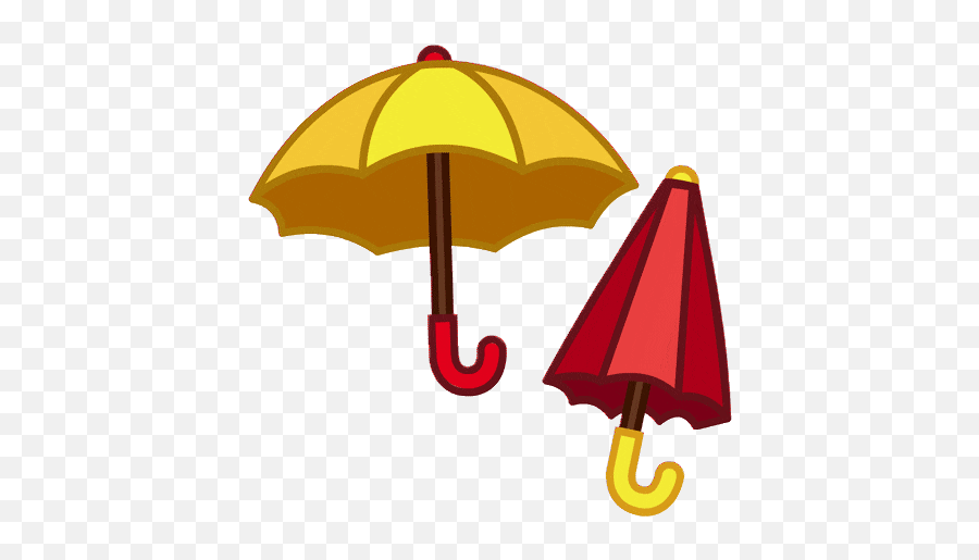Umbrellas Stickers For Android Ios - Clip Art Emoji,Beach Umbrella Emoji