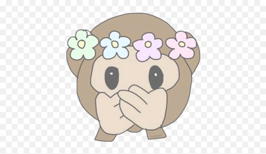 Mokey Emoji - Changuitos Emoji Con Flores,Walker Emoji