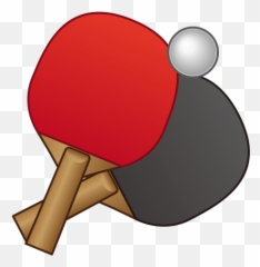 Tennis Racquet And Ball Emoji For Facebook Email Sms - Table Paddles Cartoon