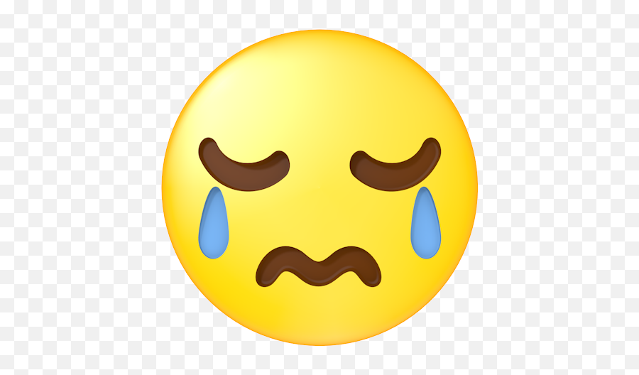 Crying Tears Fall - Blue Balloon Emoji,Fall Emoji