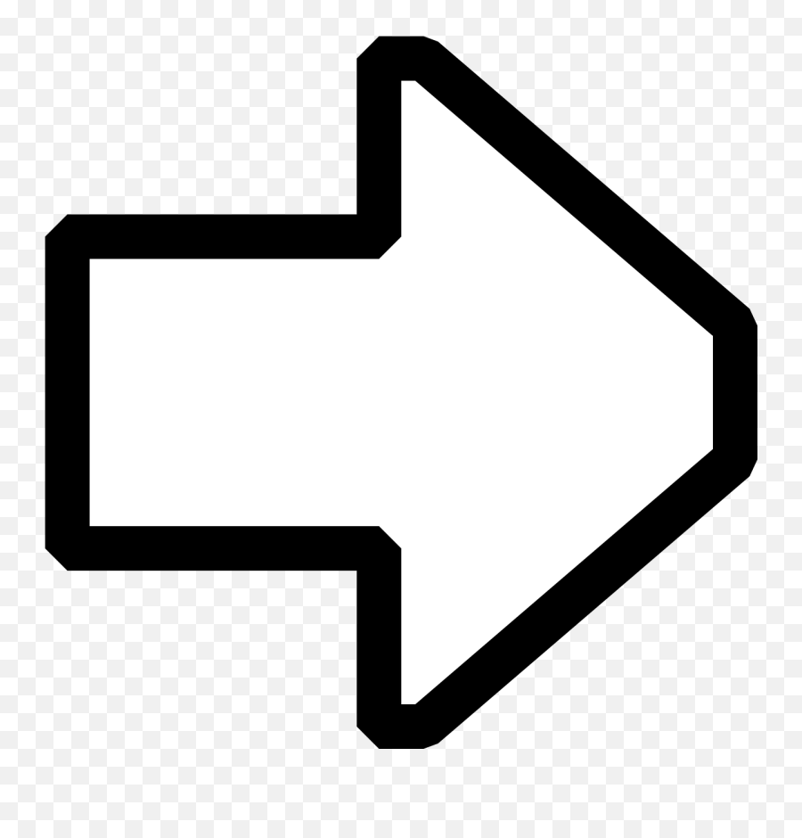 Arrow Pointing Right Sign Symbol - Arrow Pointing Right White Emoji,Left Arrow Emoji
