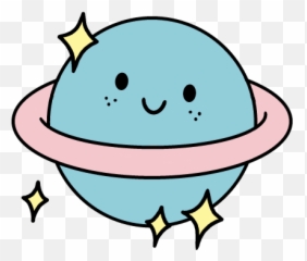 Cute Saturn Jupiter Uranus Neptune - Cute Planet Clipart Emoji,Neptune Emoji