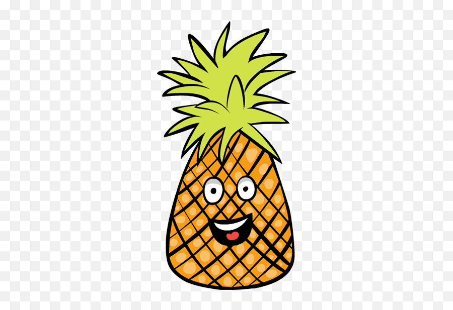 Funny Pineapple Clipart - Funny Pineapple Clipart Emoji,Pineapple Emoji