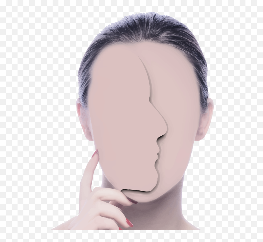 Hearing Head Neck Png Clipart - Blank Face Png Emoji,Blank Emoticon