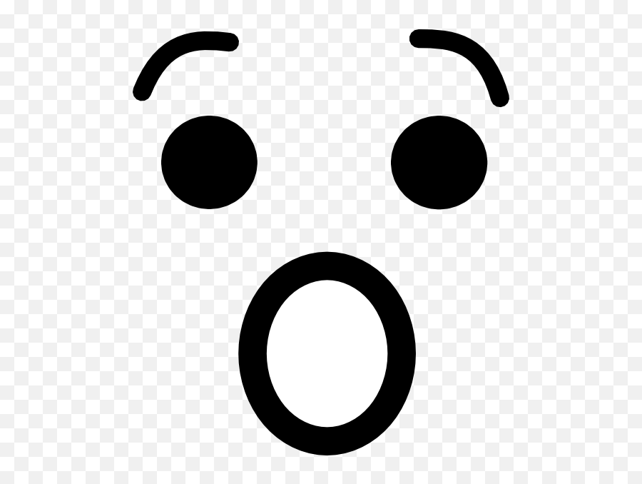 Anguished Face Emoji Scared Icon - Cartoon Scared Face Png,Anguished Face Emoji