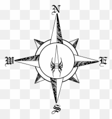Compass Rose By Arvin61r58 Compass Rose Compass Rose - Fantasy Map Compass Drawing Emoji,Compass Emoji
