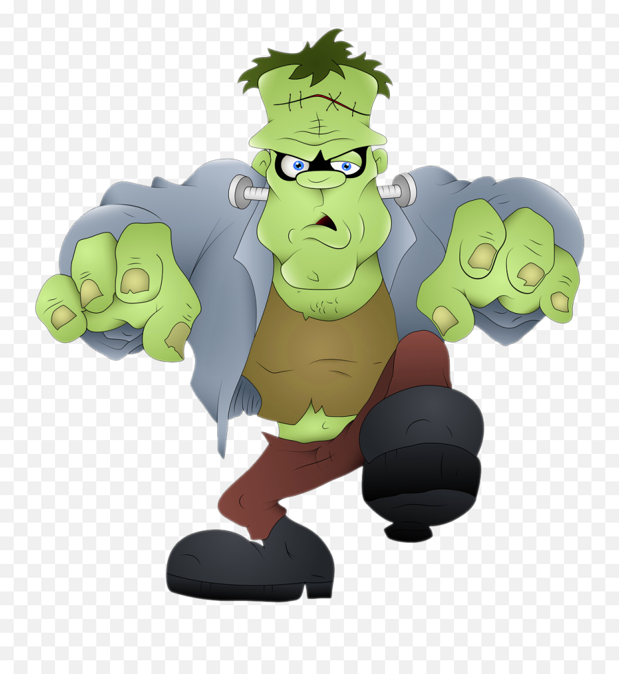 Transparent Frankenstein Clipart - Cartoon Monster Emoji,Frankenstein Emoji