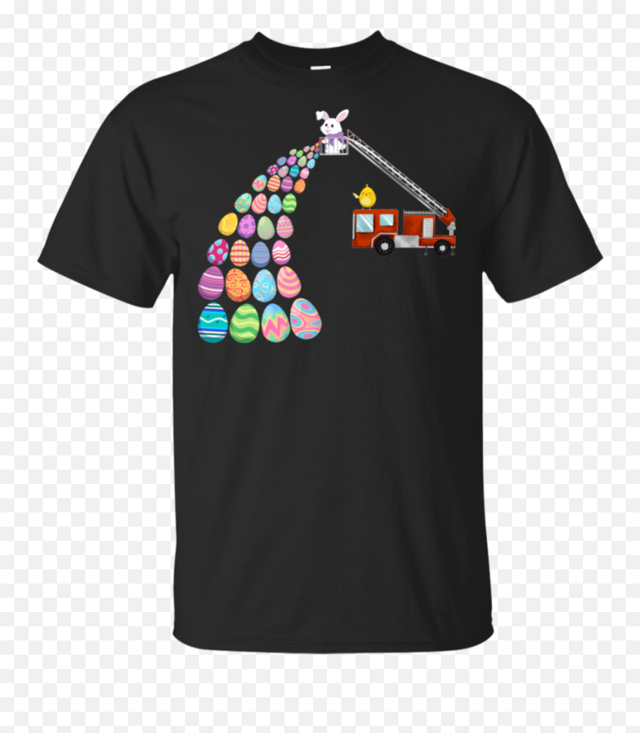 Easter Eggs Firefighter Truck Cute Funny Egg Gift Shirt Va03 - Cyberpunk 2077 T Shirt Emoji,Firefighter Emoji