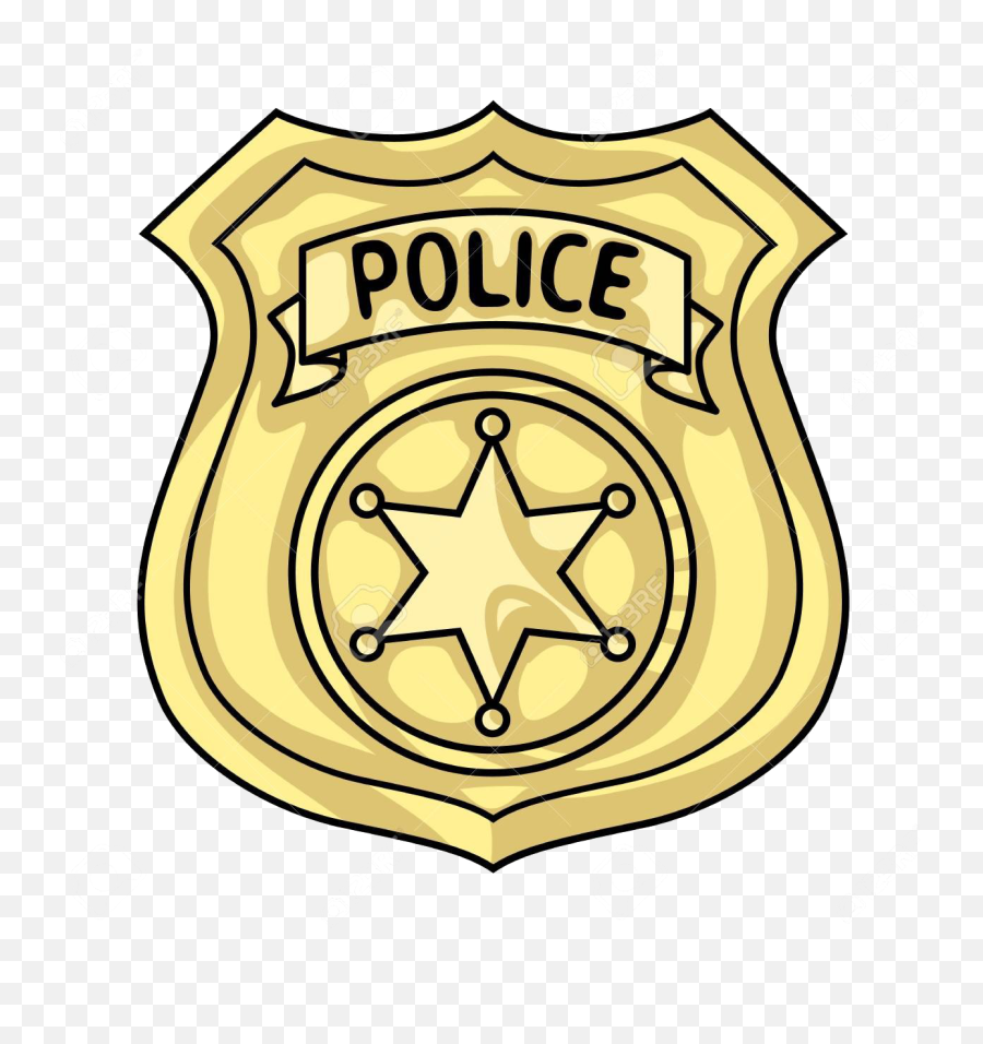 Police Badge Clipart Png - Transparent Background Police Badge Clipart Emoji,Police Badge Emoji