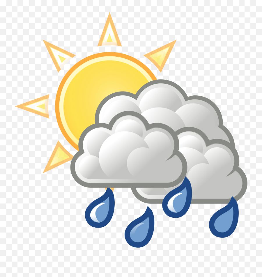Emoji Clipart Rain Emoji Rain Transparent Free For Download - Partly Cloudy With Rain,Rain Emoji